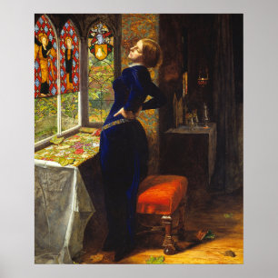 Affiche Mariana, ch. 1851 par Sir John Everett Millais