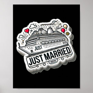 Affiche Marié 2025 Cercles Mariages Correspondant Couple N