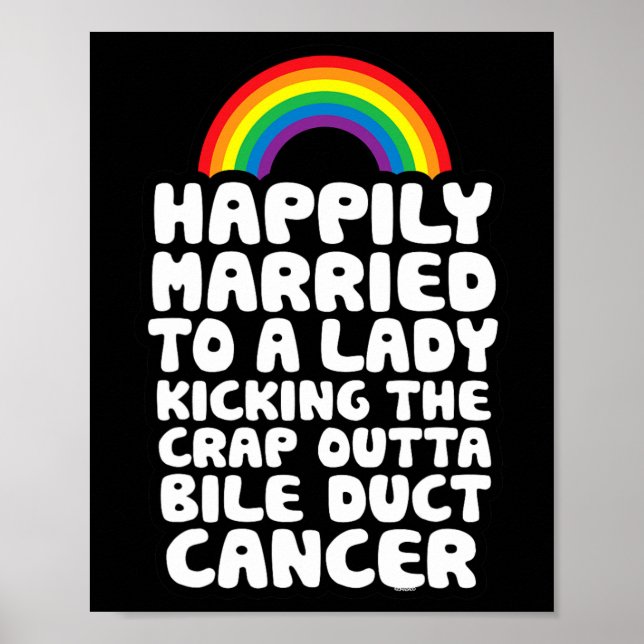 Affiche Marié À Lady Kicking Crap Outta Bile Ducs Cance (Devant)