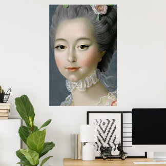 Affiche Marie Antoinette – Romantic Rococo Portrait