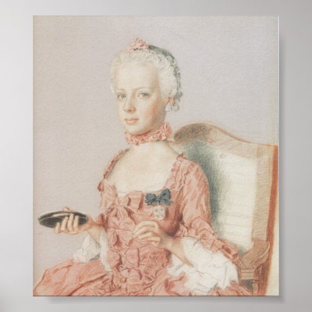 Affiche Marie-Antonia d'Autriche - Jean-Étienne Liotard (Devant)