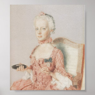 Affiche Marie Antonia von Österreich-Jean-Étienne Liotard