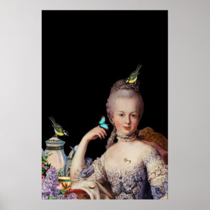 Affiche Marie avec clé et serrure