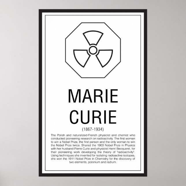 Affiche Marie Curie (Devant)