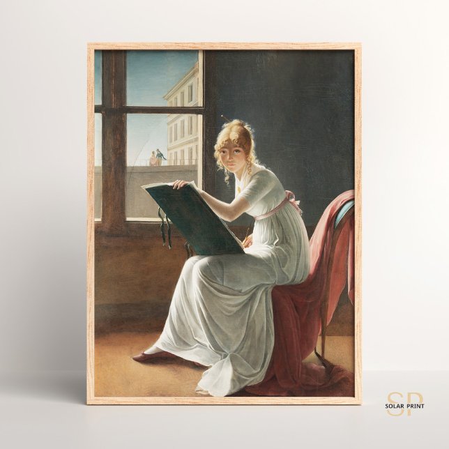 Affiche Marie-Denise Villers Jeune femme Dessin Peintures (Créateur téléchargé)