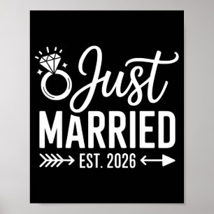 Affiche Marié en 2026 Mariage Femme M. Mme Mariée Marié