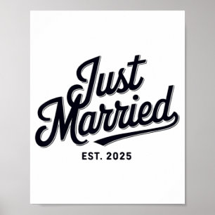 Affiche Marié Est 2025 Femme Mariage M. Et Mme Brid