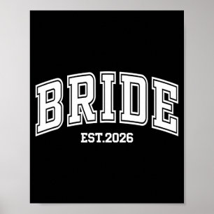 Affiche Marié femme est 2026 rétro couples mariés mariage