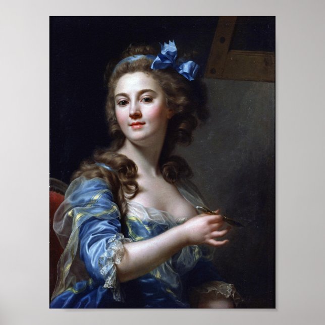 Affiche Marie-Gabrielle Capet : Autoportrait (1783) (Devant)