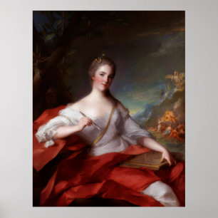 Affiche Marie-Geneviève Boudrey par Jean-Marc Nattier