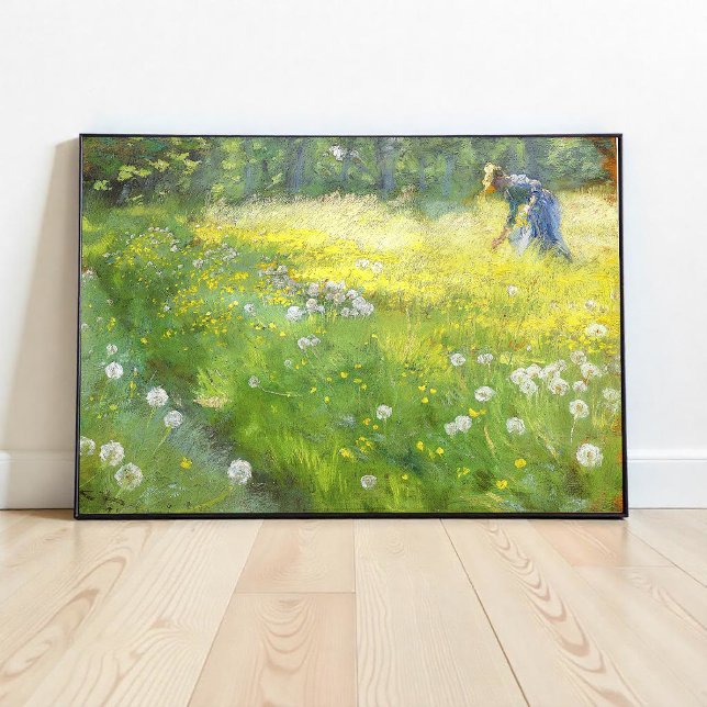 Affiche Marie Krøyer in the Garden at Skagen-PS Kroyer (Créateur téléchargé)