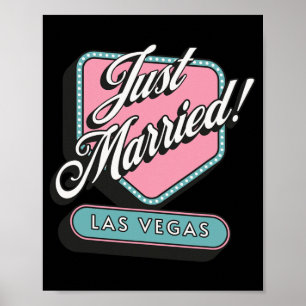 Affiche Marié Las Vegas Mariage mariée