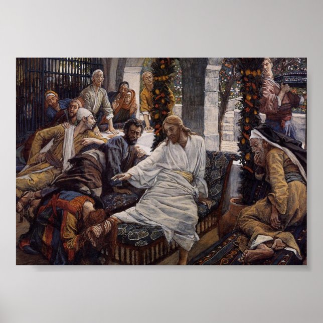 Affiche Marie Laver les pieds de Jésus (Devant)
