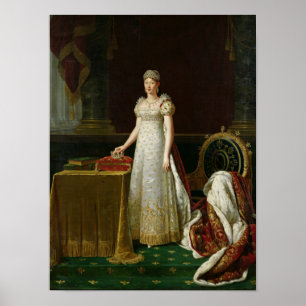 Affiche Marie-Louise du Habsbourg Lorraine, 1814
