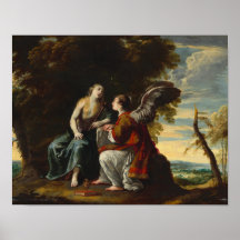 marie madeleine consolée par un ange
