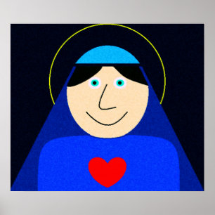 Affiche Marie Mère de Dieu