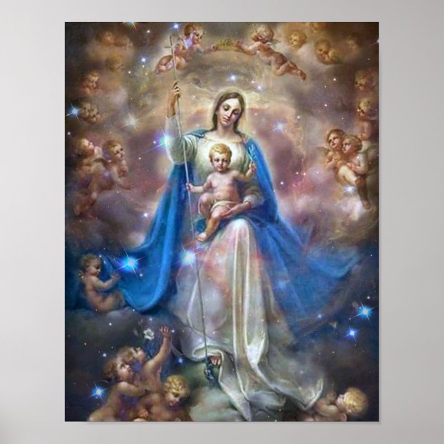 Affiche Marie, Reine des Anges. (Devant)