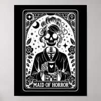Mariée de la carte de tarot d'horreur Coven gothiq
