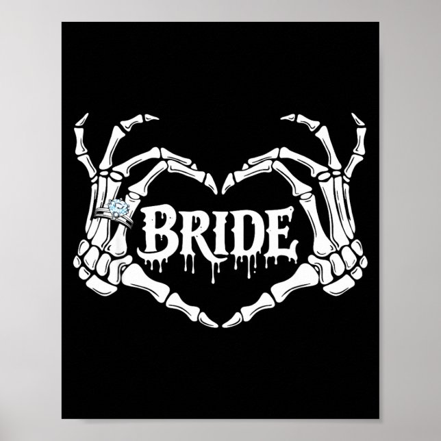 Affiche Mariée épouvantable Squelette Mains Engagement Hal (Devant)