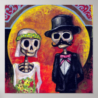 Affiche Mariée et Mustachioé