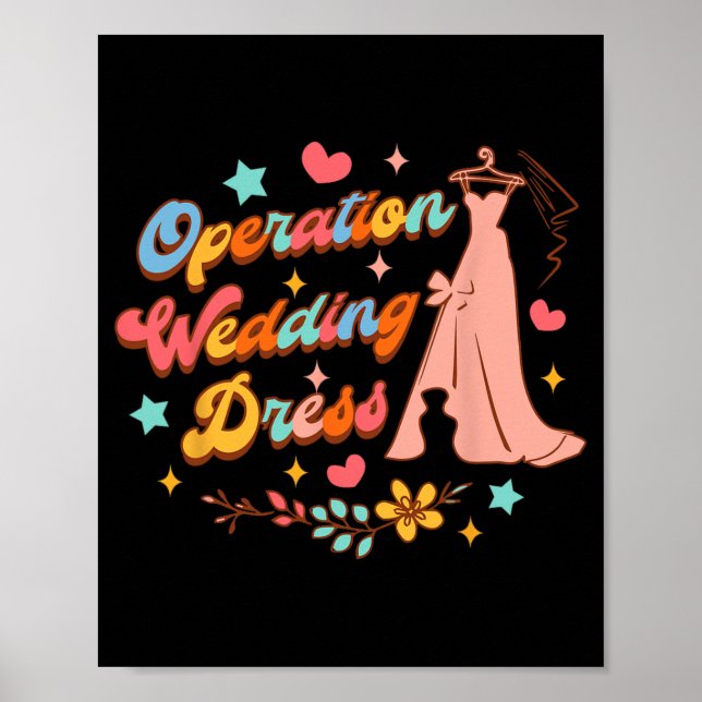 Affiche Mariée Mariage habillages Lover opération Weddi (Devant)