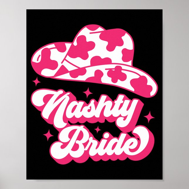 Affiche Mariée Nashty Demoiselle d'honneur Mariage Enterre (Devant)
