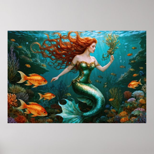Affiche « Marielle » – Sirène de danse magnifique (Devant)