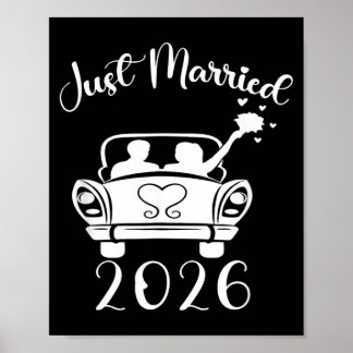 Affiche Mariés Bagues de mariage assorties Couple 2026