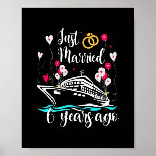 Affiche Mariés il y a 6 ans seulement Croisière pour le 6è