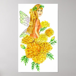 Affiche Marigold Garden Fairy JL Biel