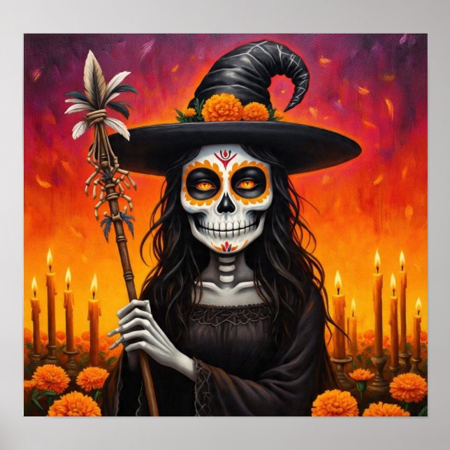 Affiche MarigoldDayOfTheDeadWitch (Devant)