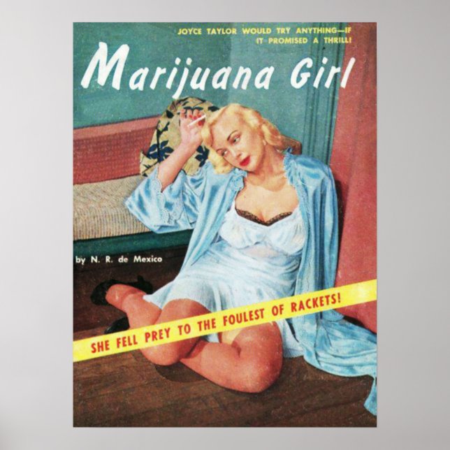 Affiche Marijuanaa Girl (Devant)