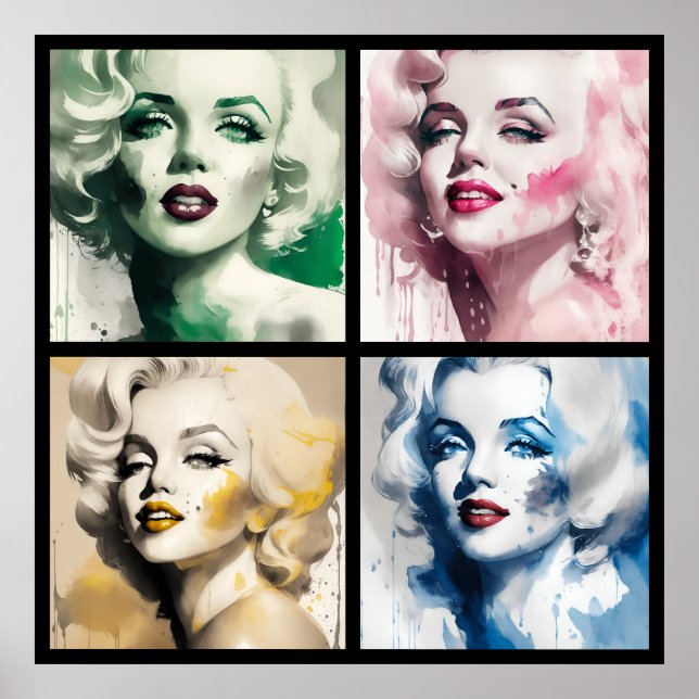 Affiche marilyn ink 4/4 all in one (Devant)