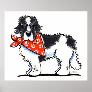 Affiche Marin de Landeer Newfie