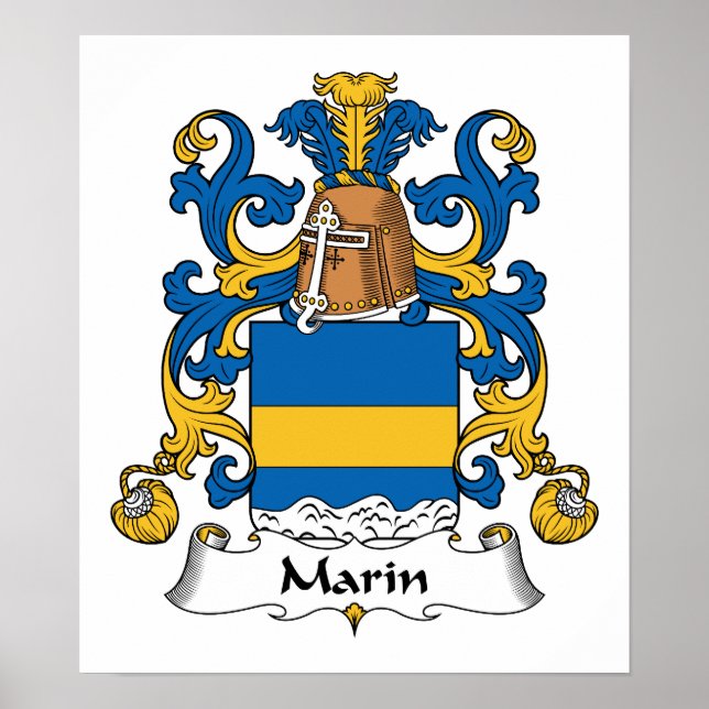 Affiche Marin Family Crest (Devant)