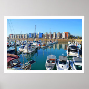 Affiche Marina à St Helier, Jersey