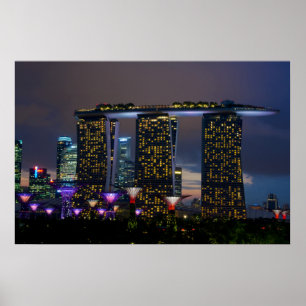 Affiche Marina Bay Sands Singapour
