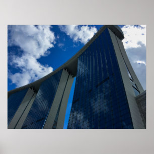 Affiche Marina Bay Sands Singapour Skyline Architecture