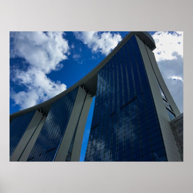 Affiche Marina Bay Sands Singapour Skyline Architecture (Devant)