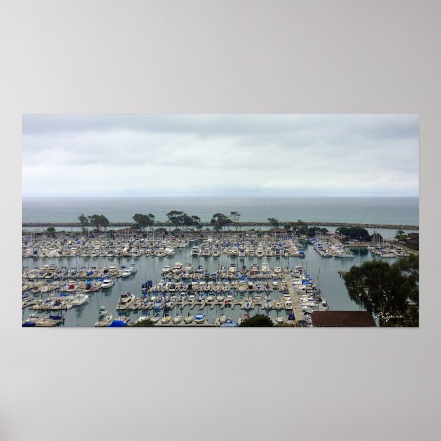 Affiche Marina de Dana Point (Devant)
