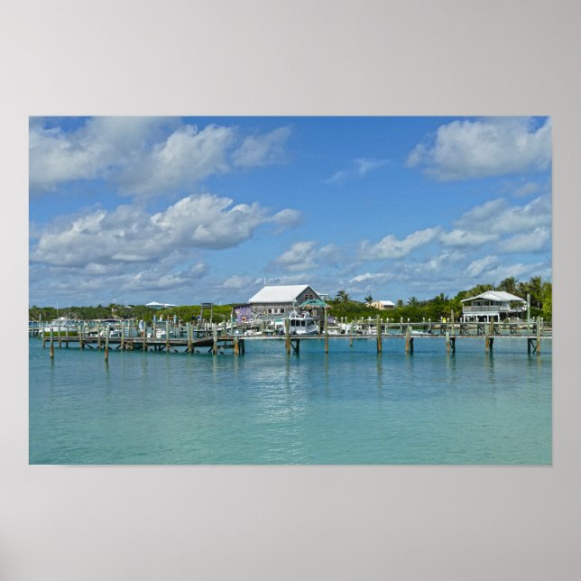 Affiche Marina des Bahamas, Great Abaco Island (Devant)