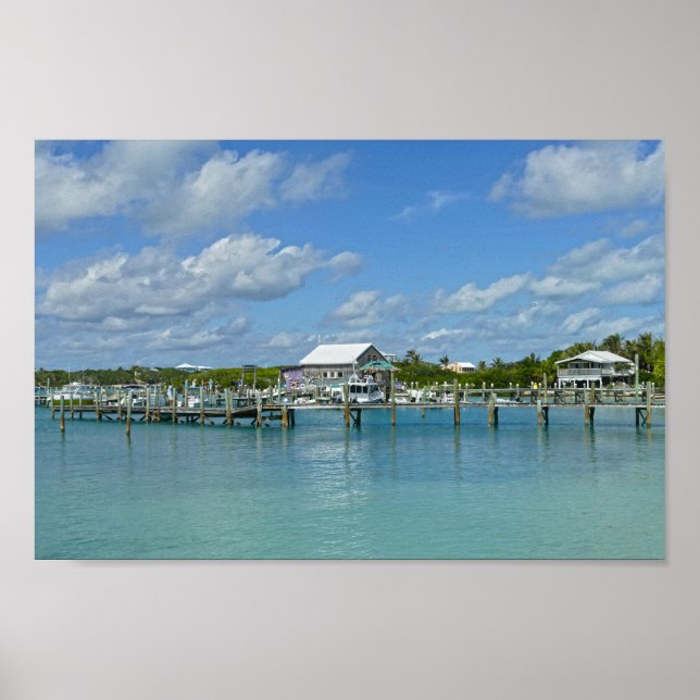 Affiche Marina des Bahamas, Great Abaco Island (Devant)