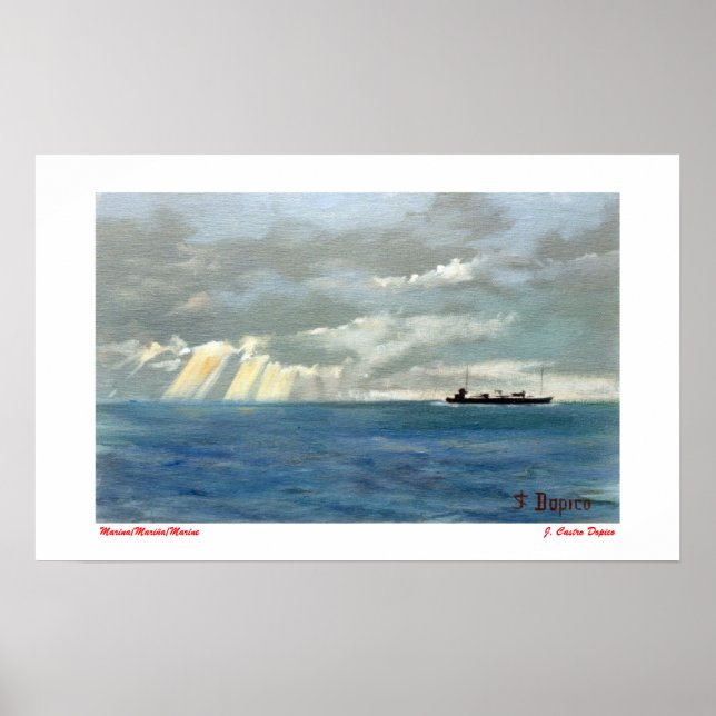 Affiche Marina/Mariña/Marine (Devant)