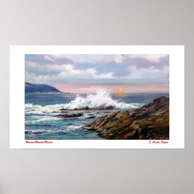 Affiche Marina/Mariña/Marine (Devant)