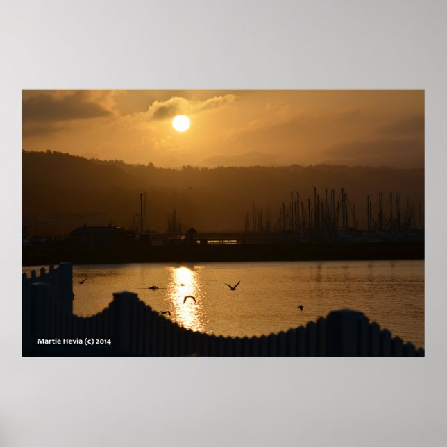 Affiche Marina Sunrise IV (Devant)