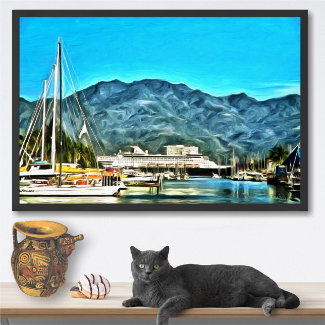 Affiche Marina Vallarta 0946 Art Print (Créateur téléchargé)