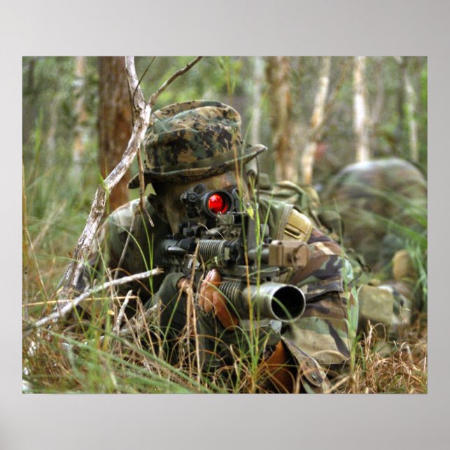 Affiche Marine prend l'objectif (Devant)