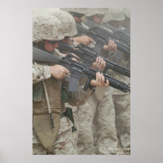 Affiche Marines en Irak