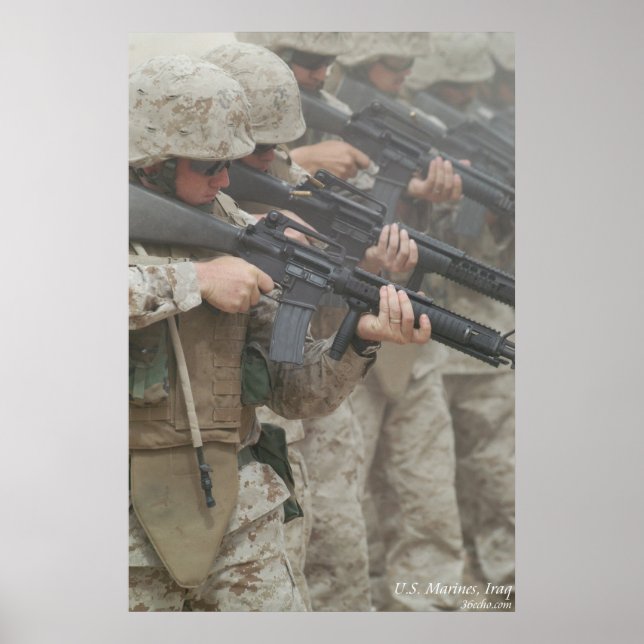 Affiche Marines en Irak (Devant)