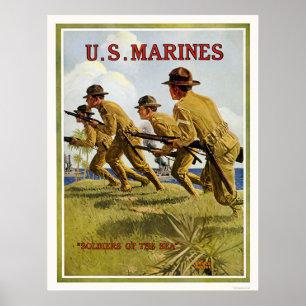 Affiche Marines - "Soldiers of the sea"